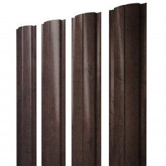 Штакетник Полукруглый Slim с прямым резом 0,45 Print-Double Premium Antique Wood