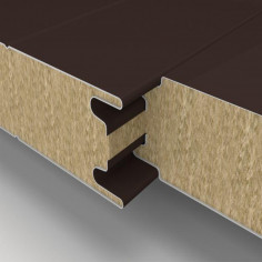 Трехслойная сэндвич-панель МП ТСП стена 200-1000 МВ Полиэстер RAL8017