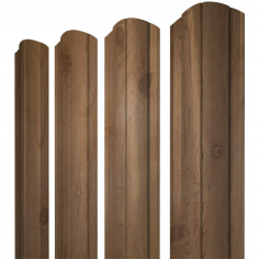 Штакетник Круглый фигурный 0,45 Print Premium Pine Wood Fresh