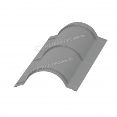 Планка конька круглого R110х2000 (ПЭ-01-9006-0.5)