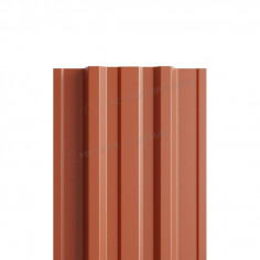 Штакетник металлический МП TRAPEZE-T 16,5х118 (PURETAN-20-RR750-0.5)