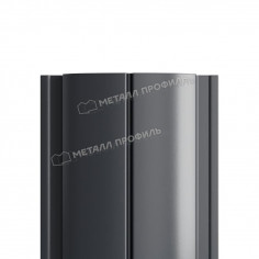 Штакетник металлический МП ELLIPSE-T 19х126 (ПЭ-01-7024-0.45)