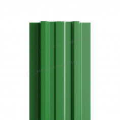 Штакетник металлический МП LАNE-T 16,5х99 NormanMP (ПЭ-01-6002-0.5)