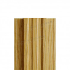 Штакетник металлический МП TRAPEZE-T 16,5х118 (ECOSTEEL_T-12-Орех-0.45)