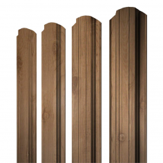 Штакетник Прямоугольный фигурный 0,45 Print Premium Pine Wood Fresh