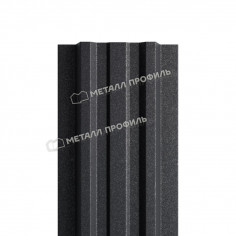 Штакетник металлический МП LАNE-T 16,5х99 (VALORI-20-DarkGrey-0.5)