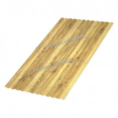 Профилированный лист МП-18x1100-B (ECOSTEEL_T-01-ЗолотойДуб-0,5)