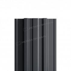Штакетник металлический МП TRAPEZE-T 16,5х118 (ПЭ-01-7024-0.4)