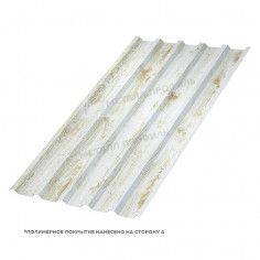 Профилированный лист МП-35х1035-A (ECOSTEEL_MA-01-Беленый Дуб-0,5)