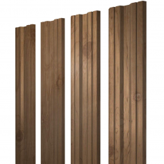 Штакетник Twin с прямым резом 0,45 Print Premium Pine Wood Fresh