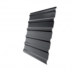 Профнастил C20R 0,45 Drap TwinColor RAL 7024 мокрый асфальт