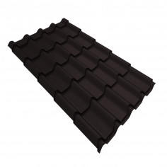 Металлочерепица камея 0,5 Satin Matt TX RAL 9005 черный