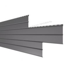 Сайдинг МП Lбрус-XL-14х335 (VALORI-20-Grey-0.5)