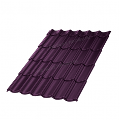 Металлочерепица МЕТАЛЛ ПРОФИЛЬ Ламонтерра (VALORI-20-Violet-0.5)